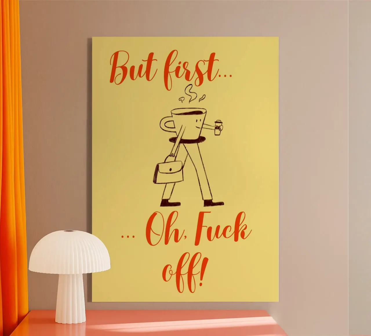 But first Coffee plexiglass da Cancel Simplicity