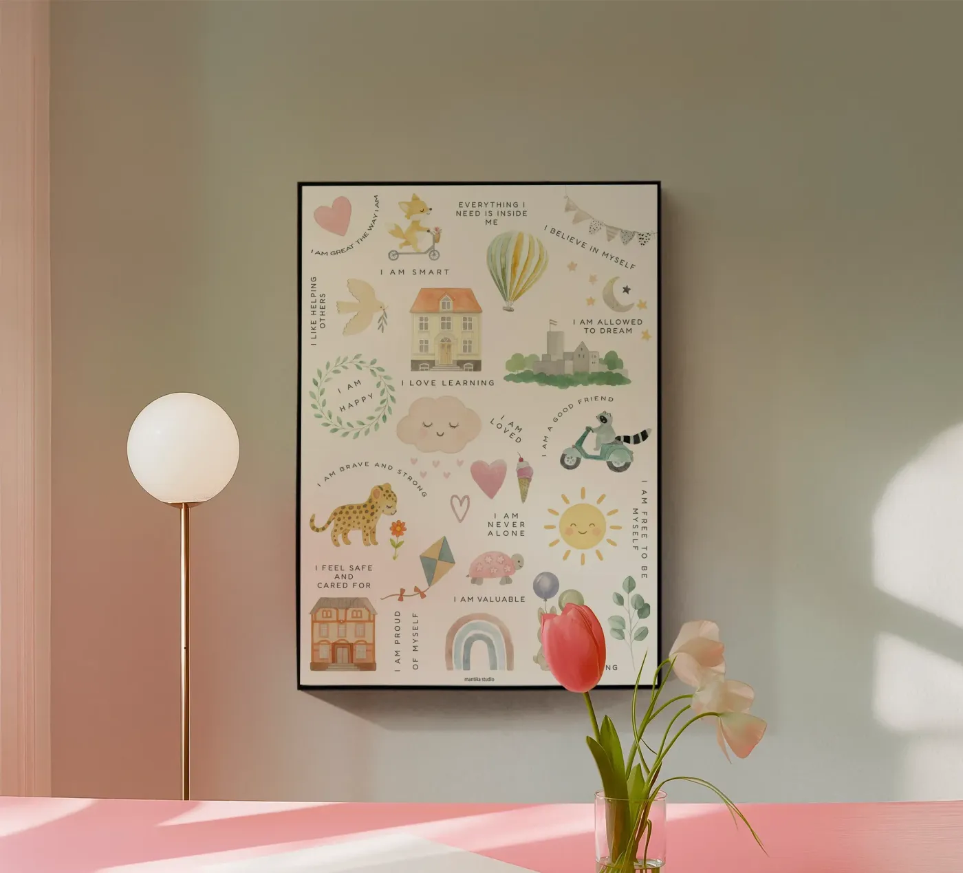 Affirmation Print plexiglass da mantika studio