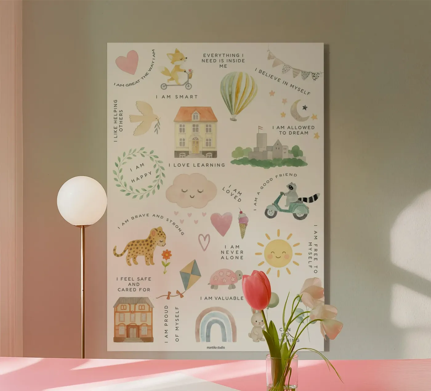 Affirmation Imprimer plexiglas de mantika studio