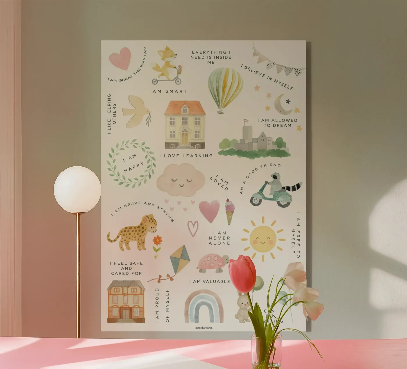 Affirmation Print plexiglass da mantika studio