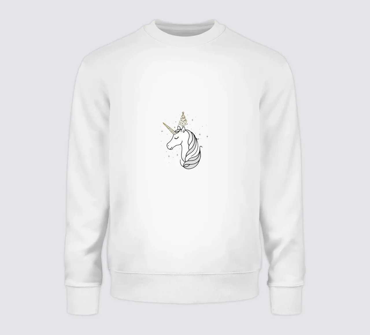 Chrismas Tree On Mine Unicorn felpa da WAWAN HEID