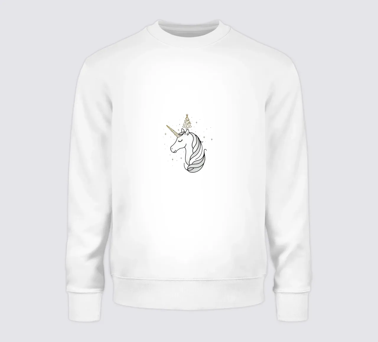 Chrismas Tree On Mine Unicorn felpa da WAWAN HEID