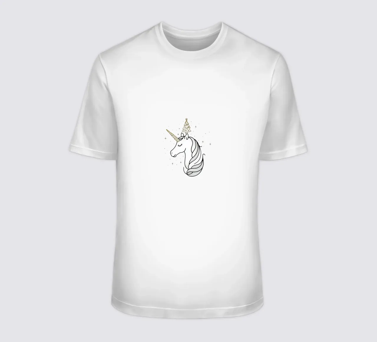 Chrismas Tree On Mine Unicorn t-shirt da WAWAN HEID