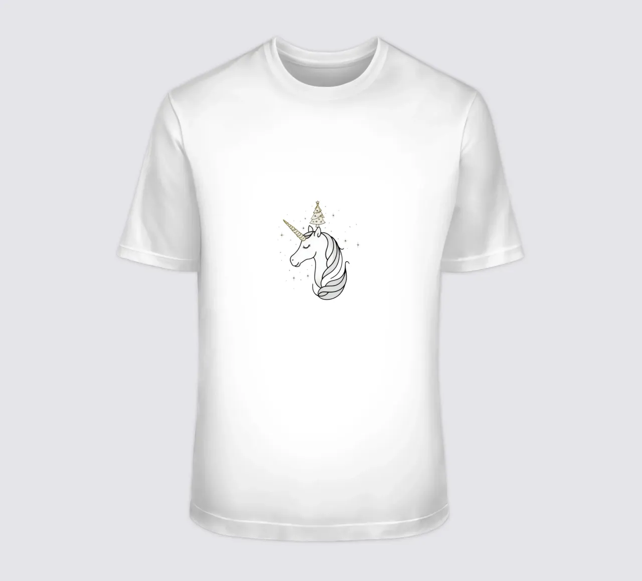 Chrismas Tree On Mine Unicorn t-shirt da WAWAN HEID