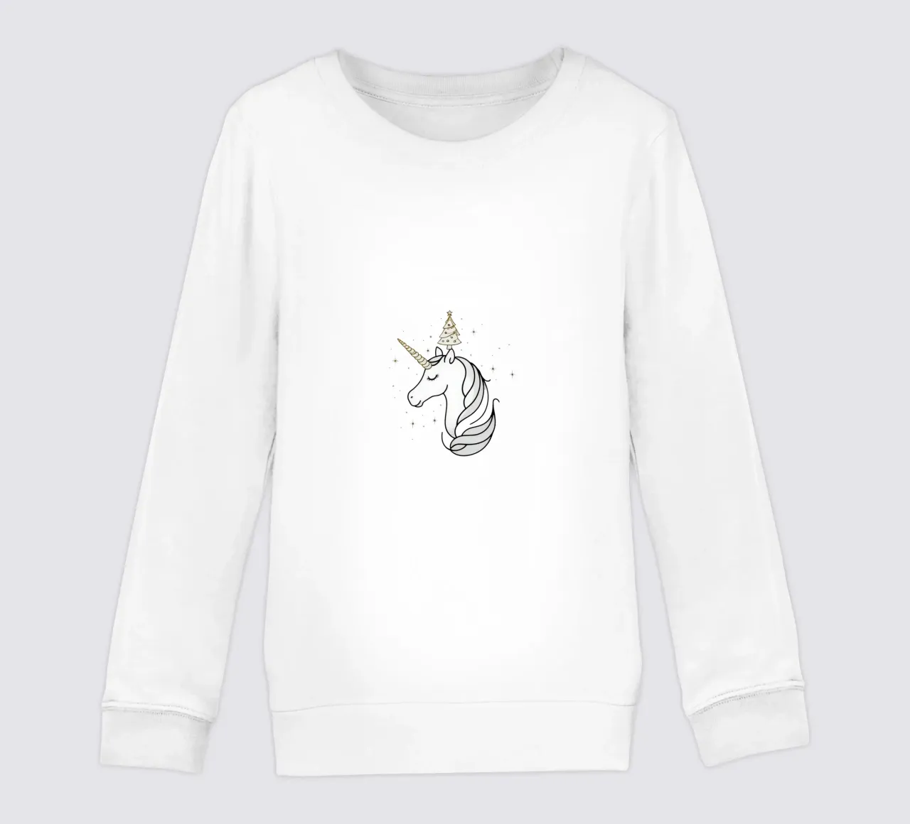 Chrismas Tree On Mine Unicorn felpa bambino da WAWAN HEID
