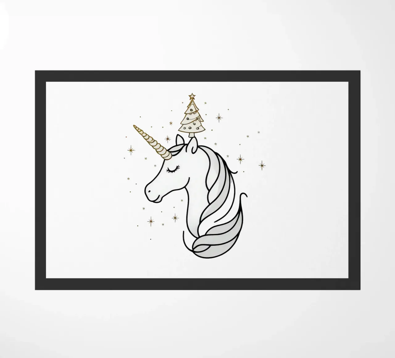 Chrismas Tree On Mine Unicorn zerbino da WAWAN HEID