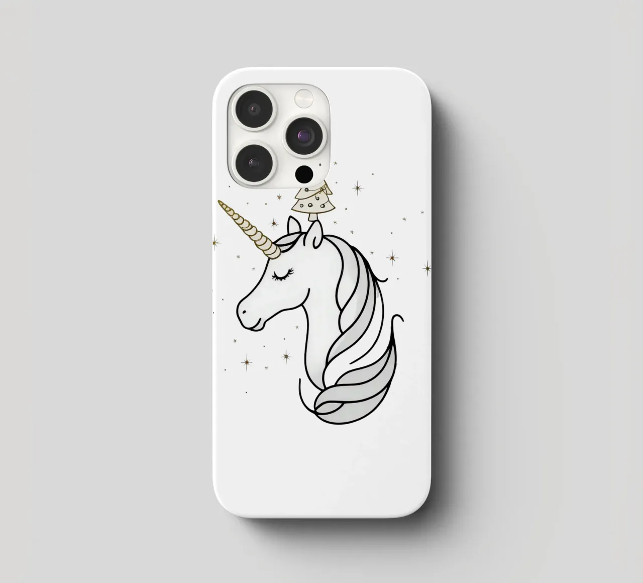 Chrismas Tree On Mine Unicorn cover iphone da WAWAN HEID