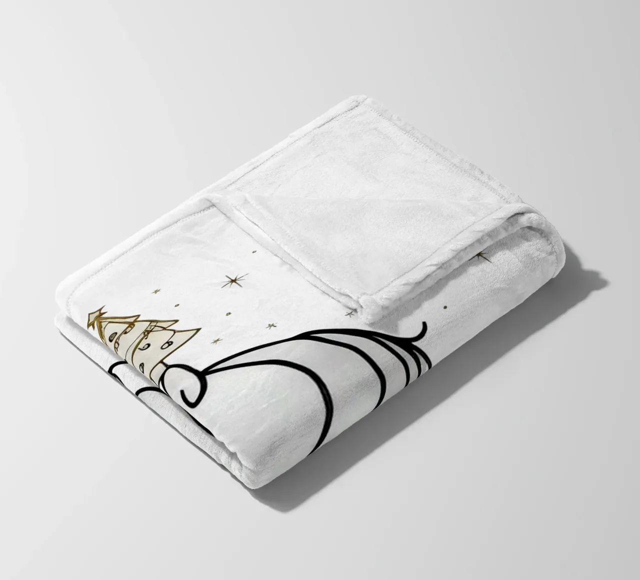 Chrismas Tree On Mine Unicorn coperta in pile da WAWAN HEID