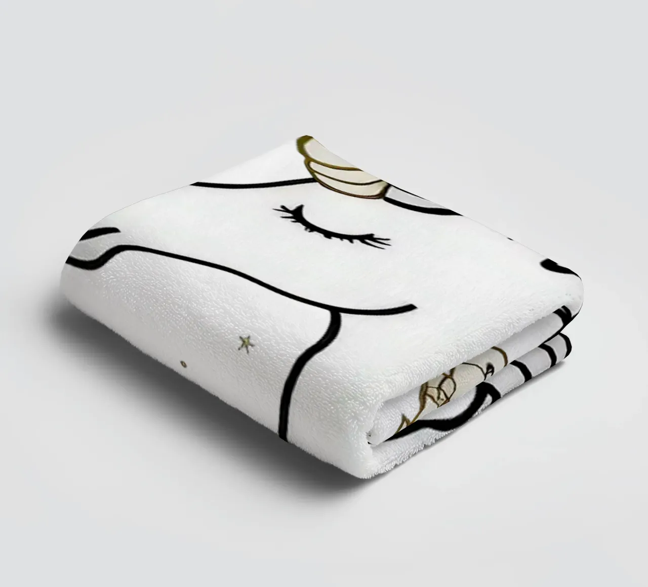 Chrismas Tree On Mine Unicorn asciugamano da bagno da WAWAN HEID