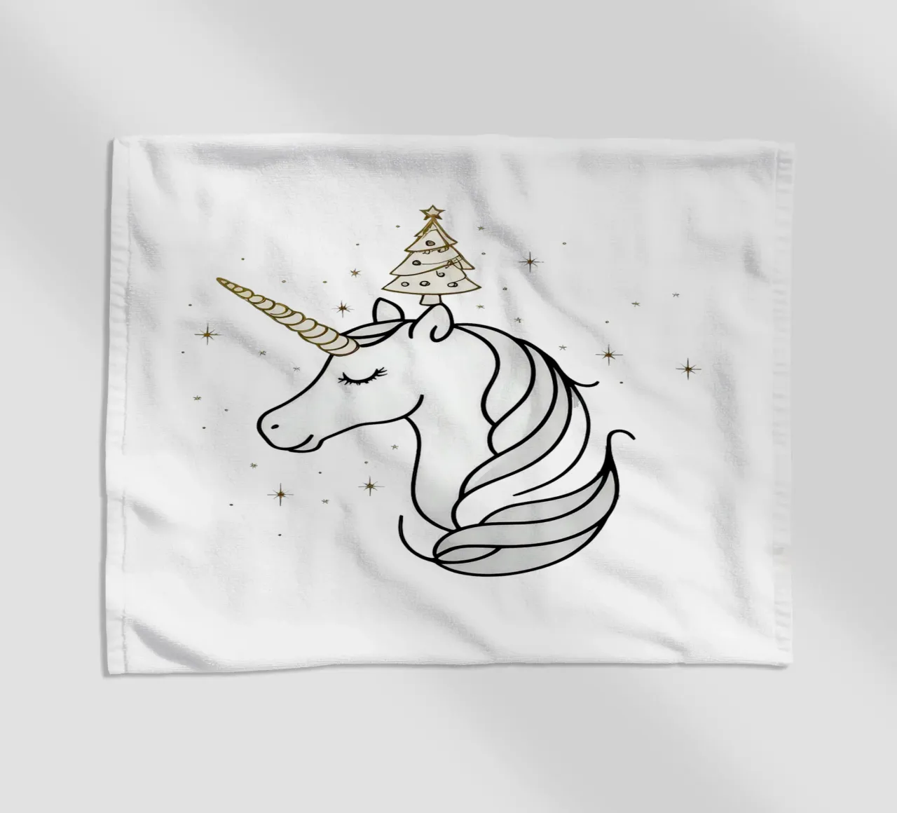 Chrismas Tree On Mine Unicorn telo mare da WAWAN HEID