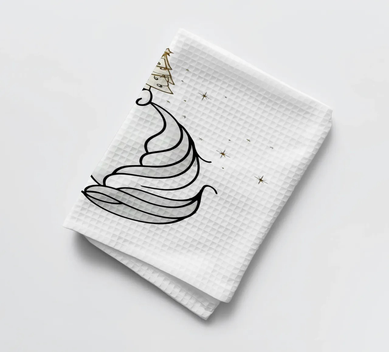 Chrismas Tree On Mine Unicorn canovaccio da cucina da WAWAN HEID