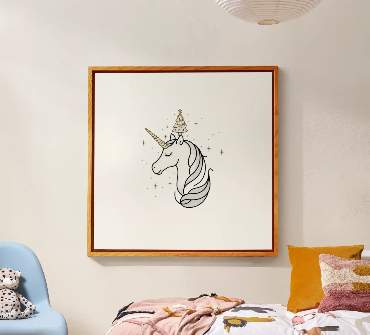 Chrismas Tree On Mine Unicorn plexiglass da WAWAN HEID