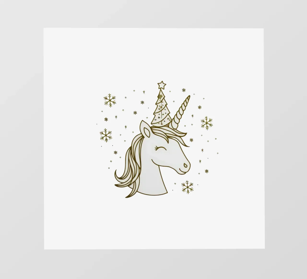 HuHuHu Unicorn Style telo in pvc da WAWAN HEID