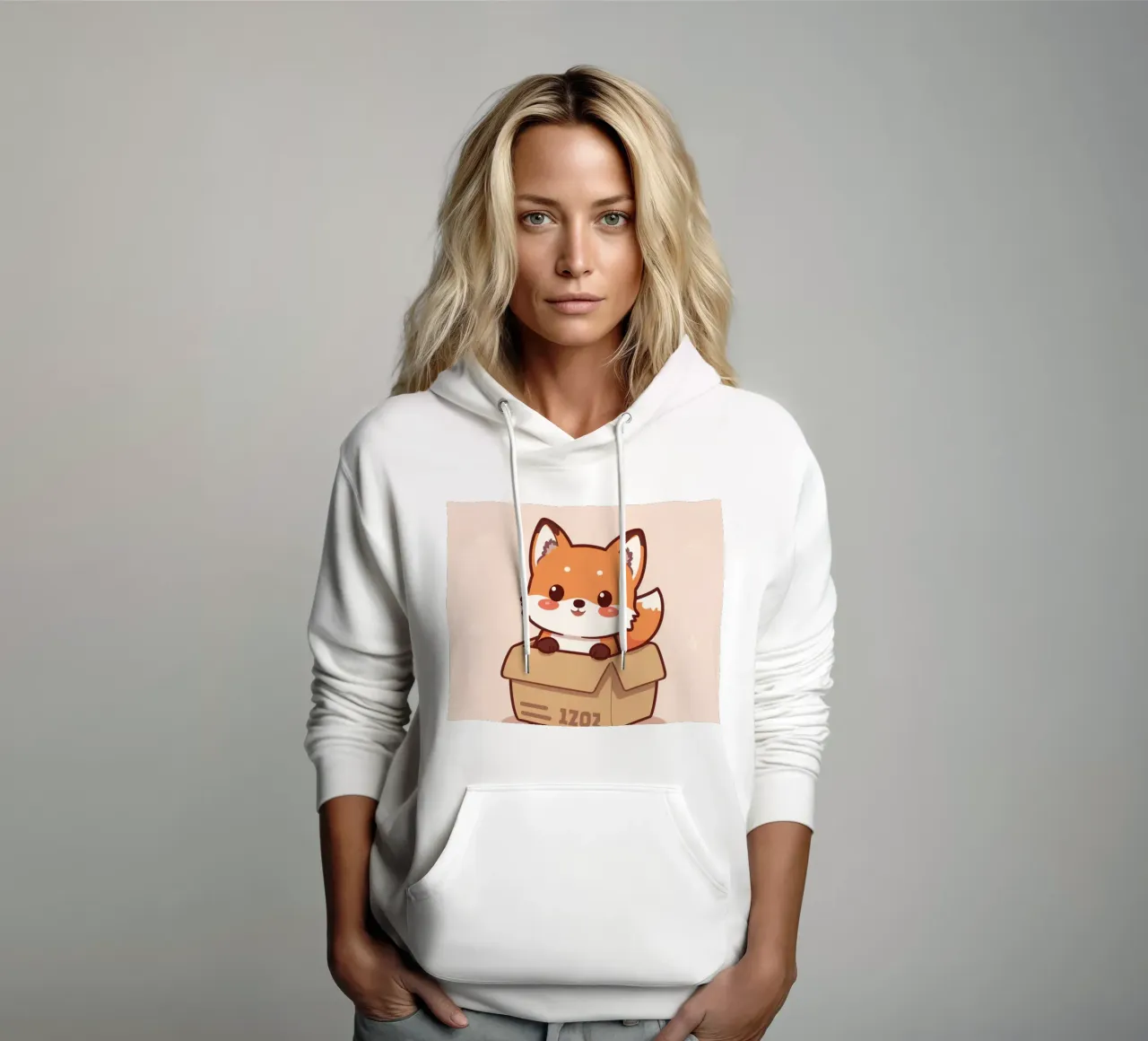 L'accogliente rifugio di Voxy 🦊📦 felpa con cappuccio da Voxy's Adventures