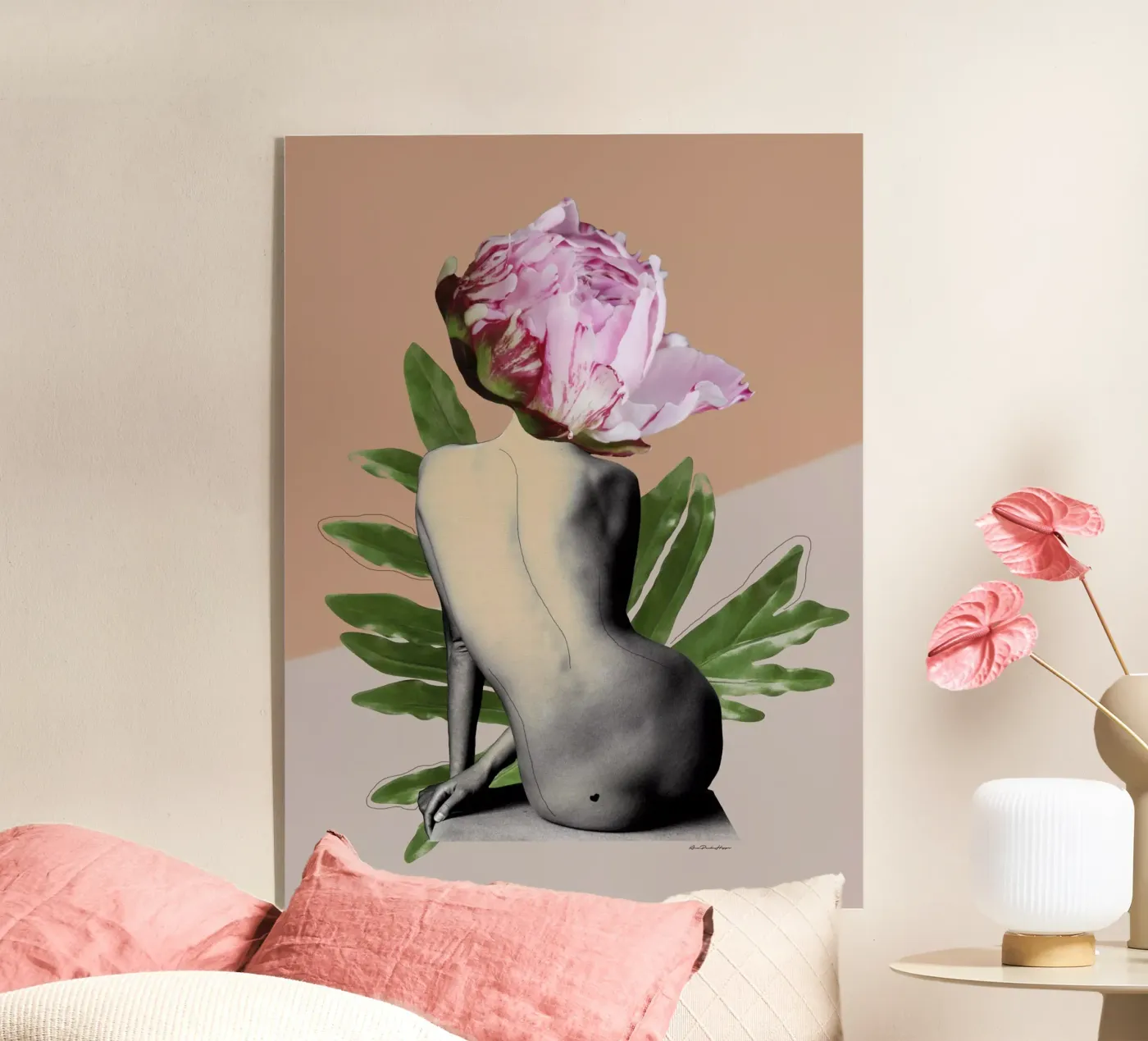 Peony plexiglas de Ana Paula Hoppe