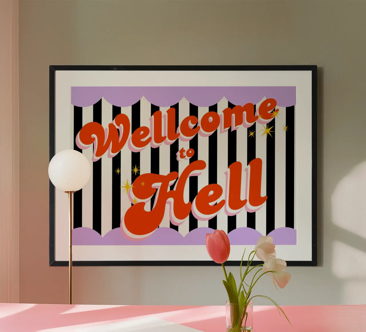 Wellcome to Hell poster da Cancel Simplicity