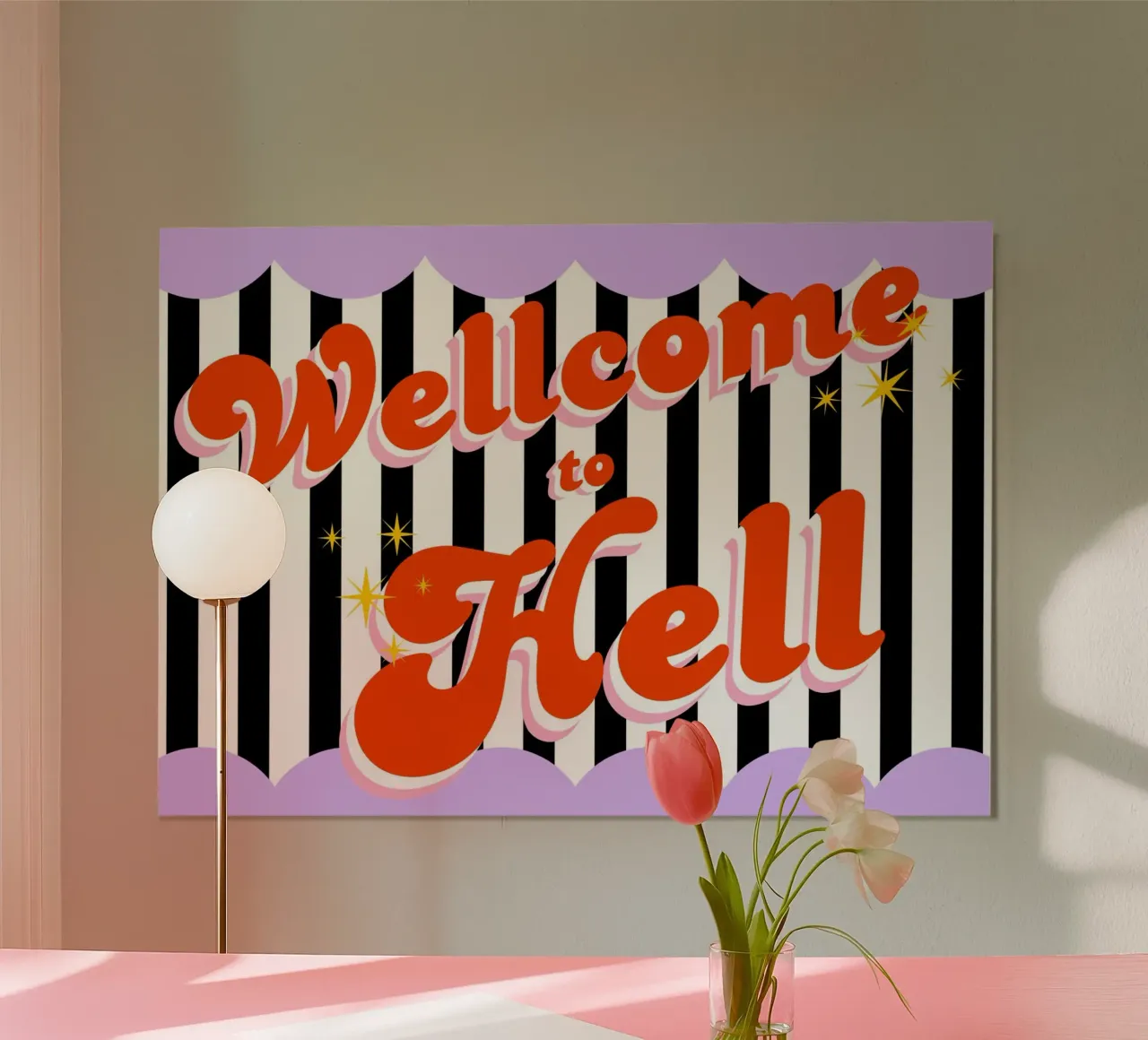 Wellcome to Hell poster da Cancel Simplicity