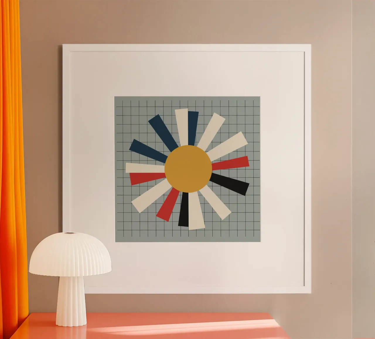 Grid Daisy poster da artshop
