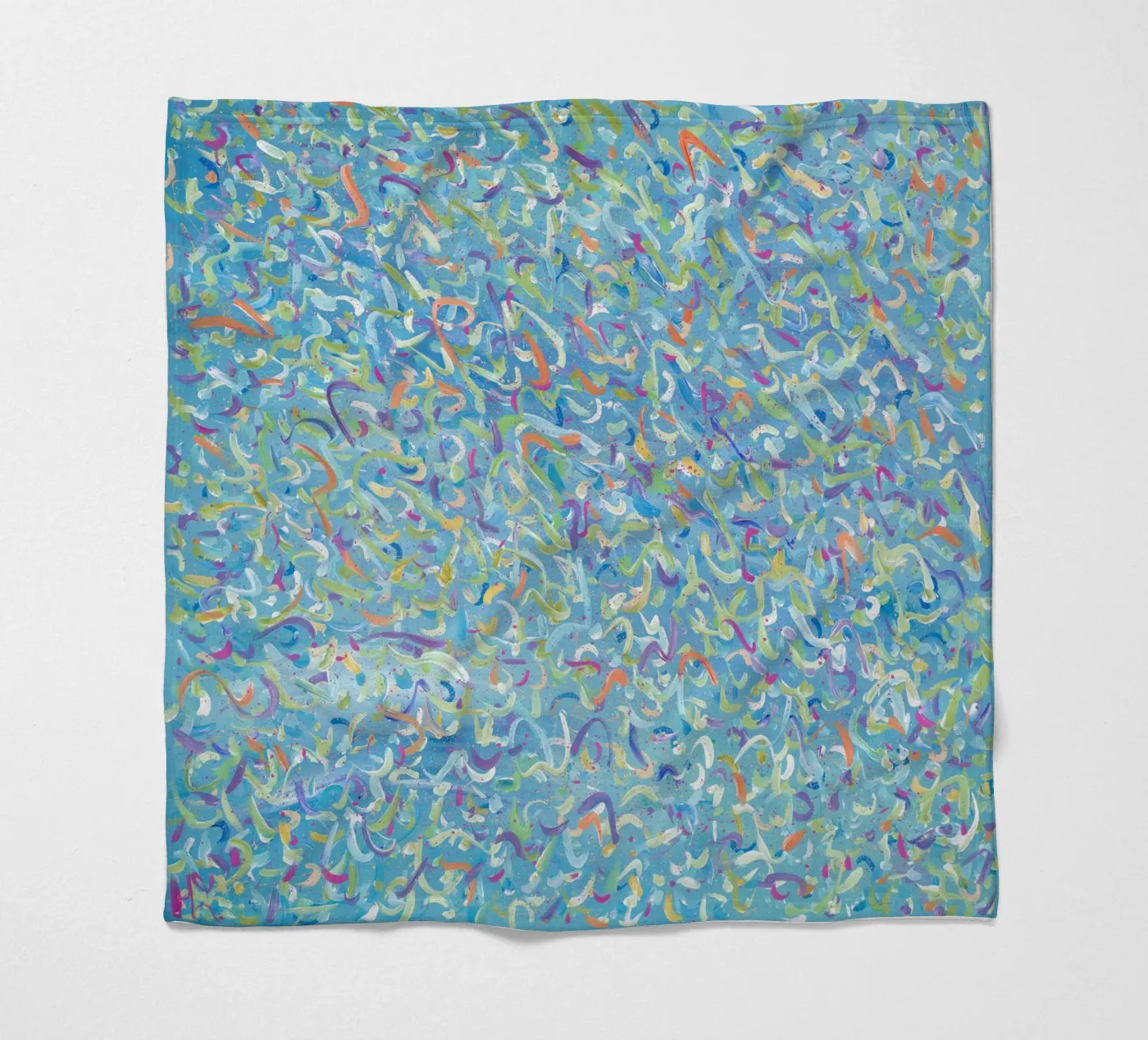 Broken Molecules fleecedeken van Helen Joynson