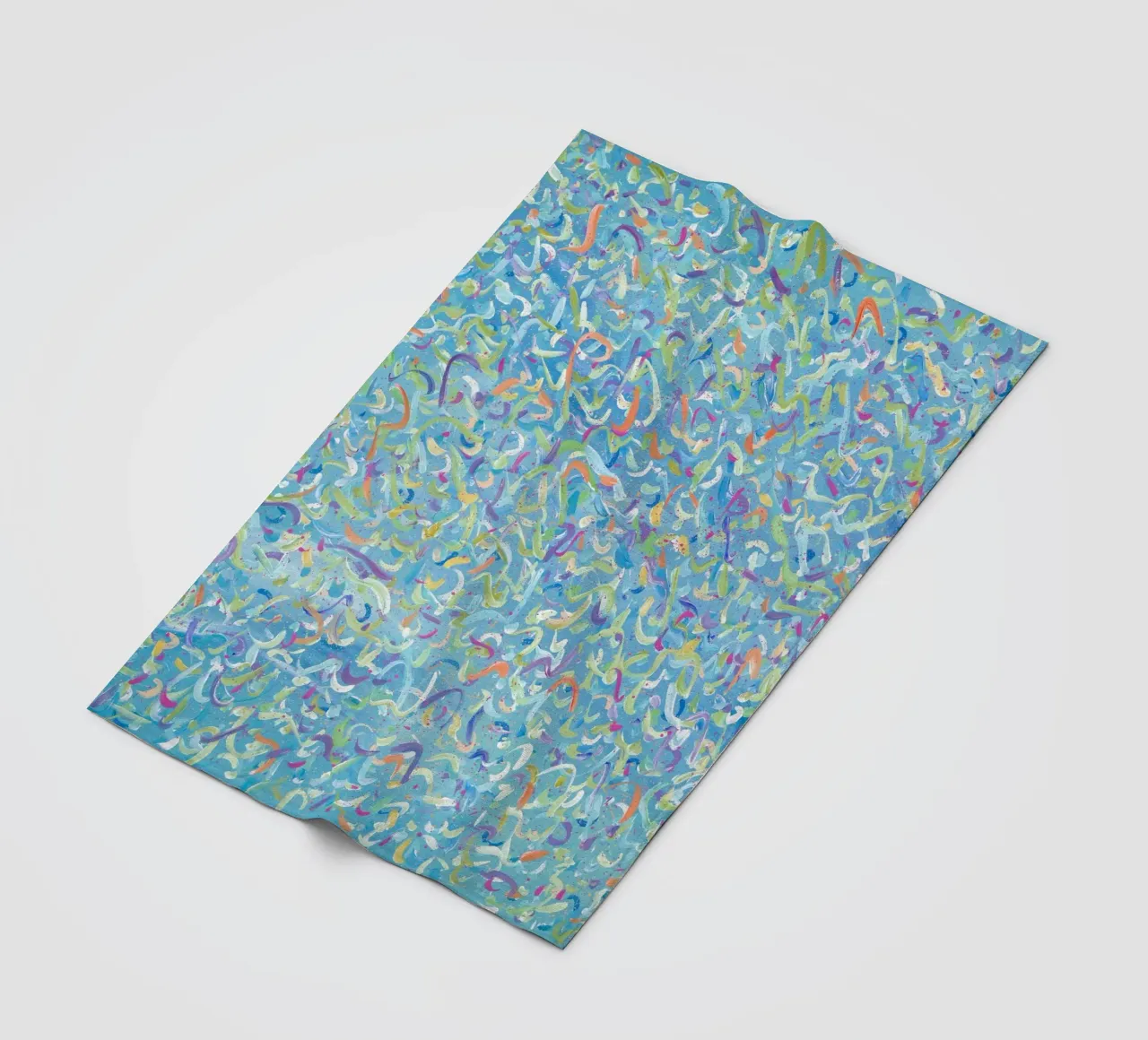 Molecole spezzate coperta in pile da Helen Joynson