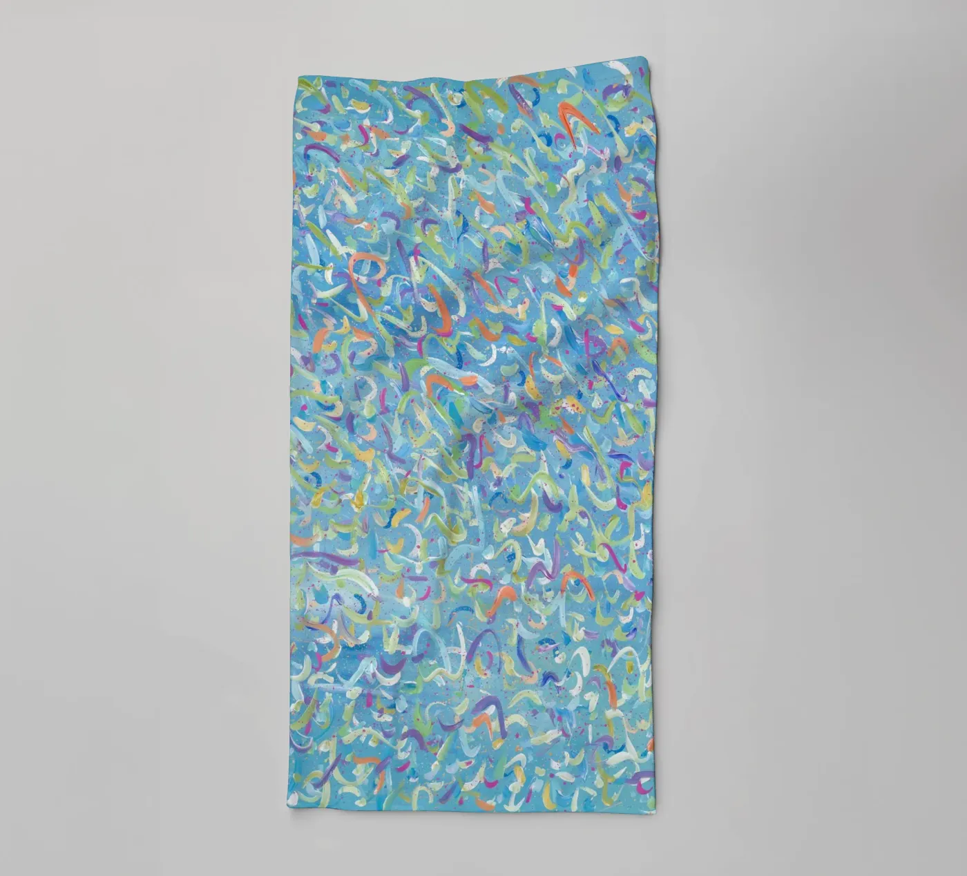 Broken Molecules towel by Helen Joynson