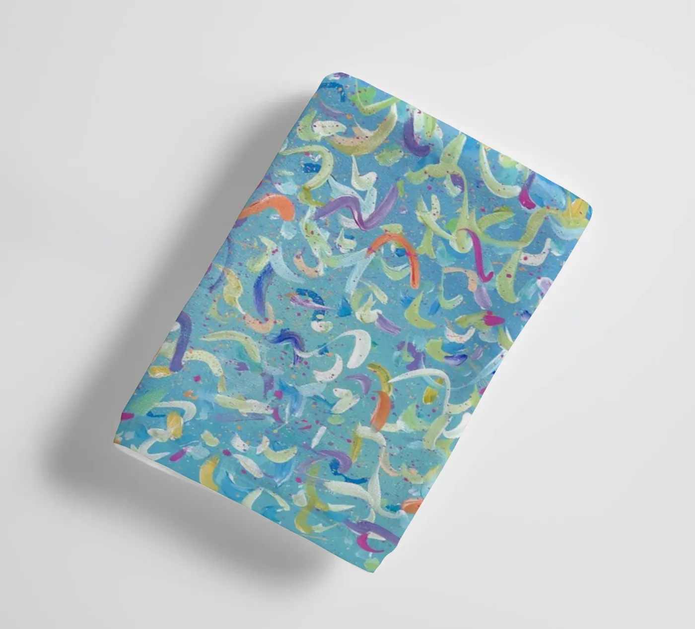 Broken Molecules towel by Helen Joynson