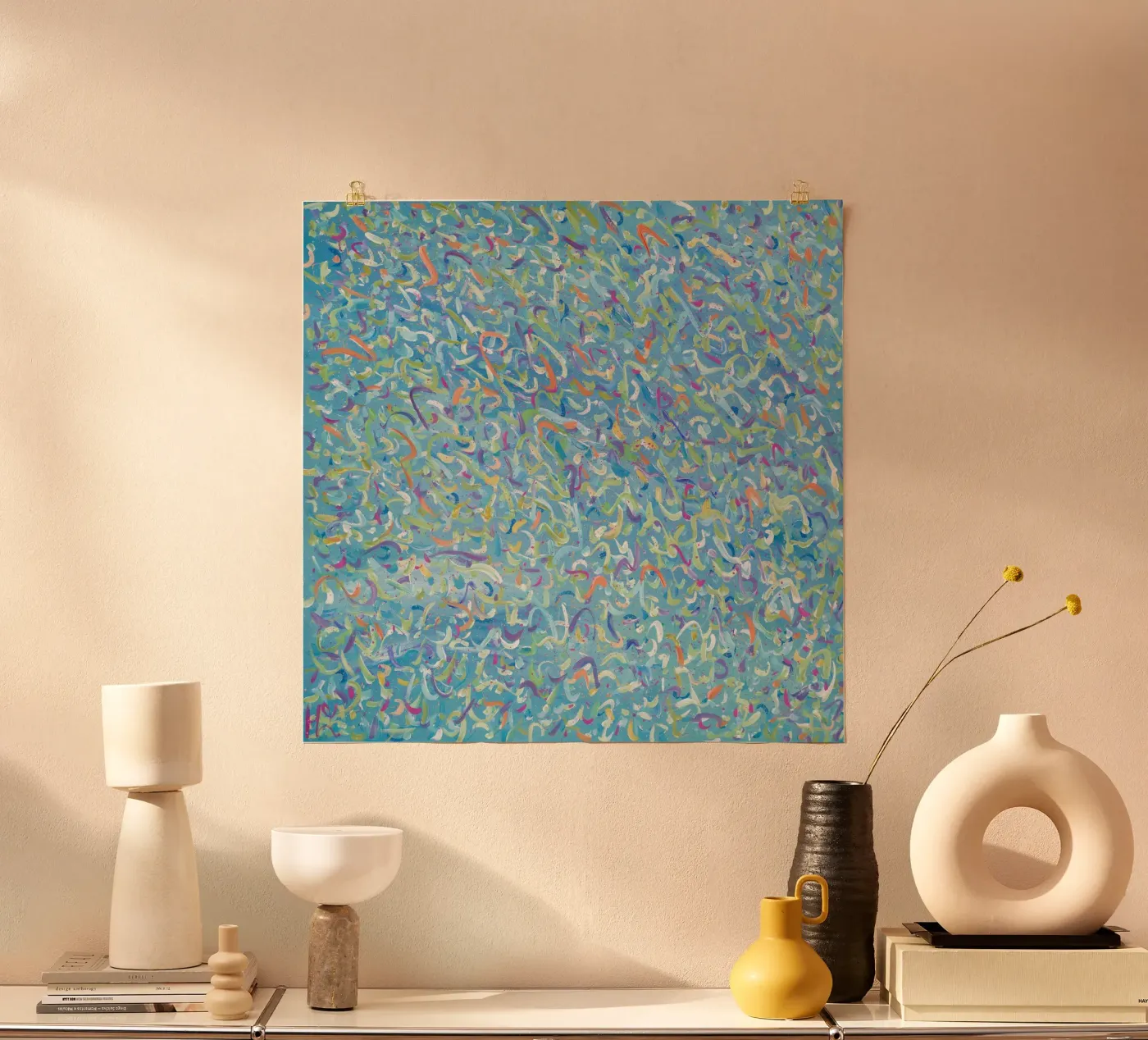 Broken Molecules poster by Helen Joynson