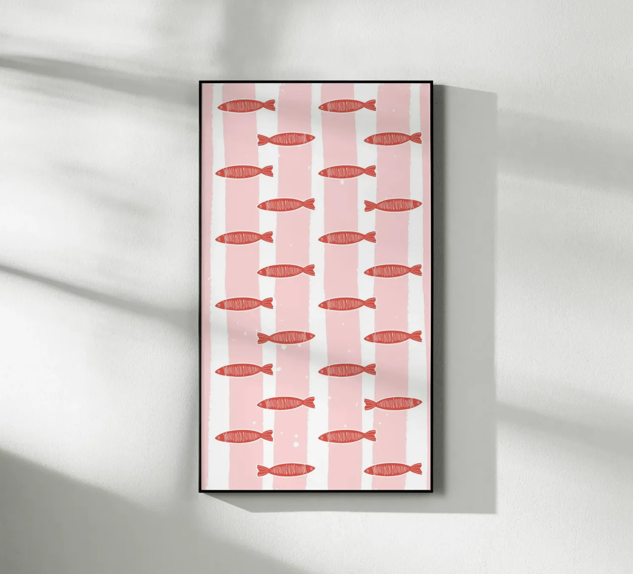 Fischschwarm Heringe acrylic glass by Zwischenschicht