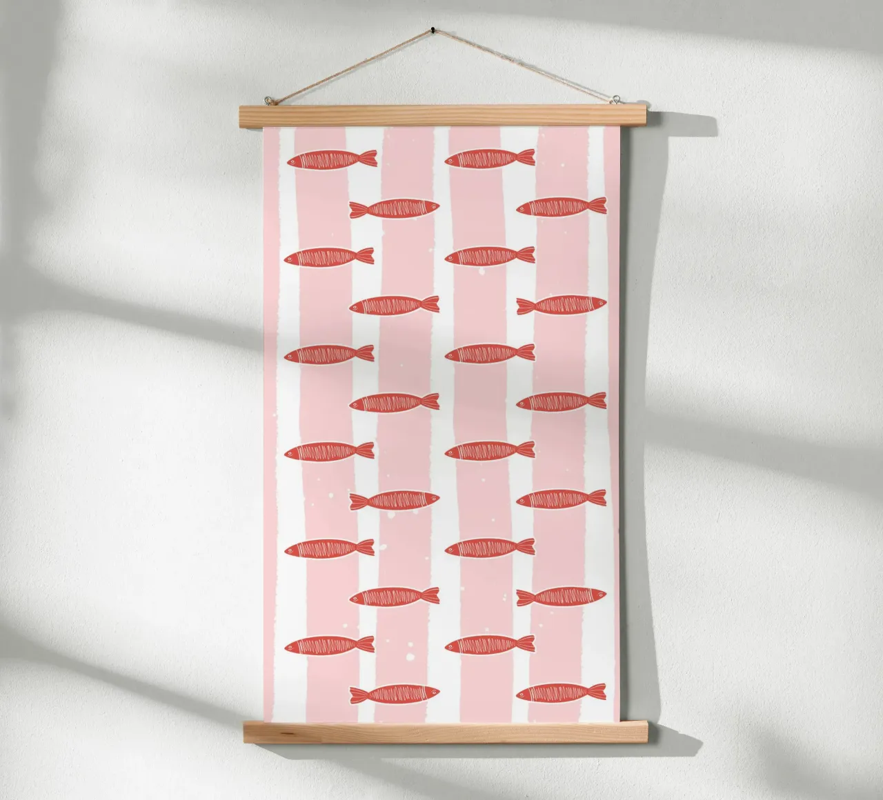 Fischschwarm Heringe poster da Zwischenschicht