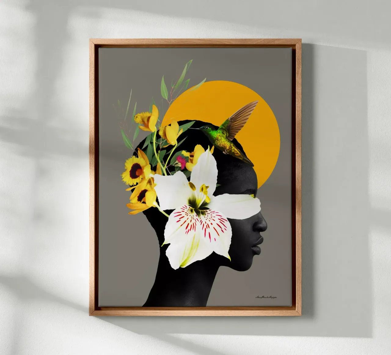 Peyroux canvas met Baklijst van Ana Paula Hoppe