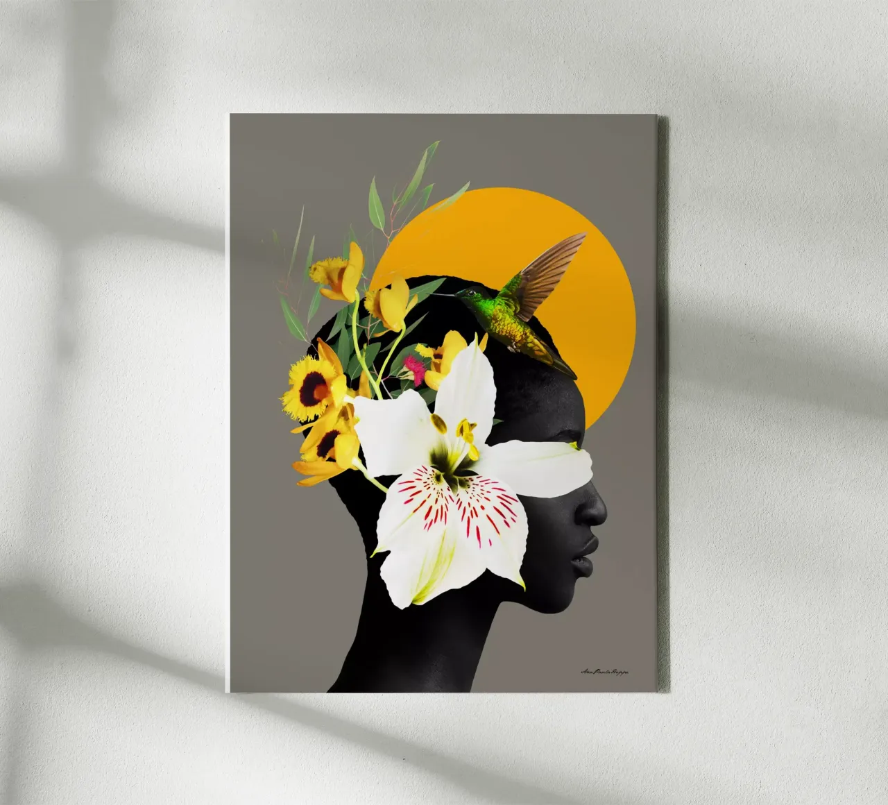 Peyroux canvas met Baklijst van Ana Paula Hoppe
