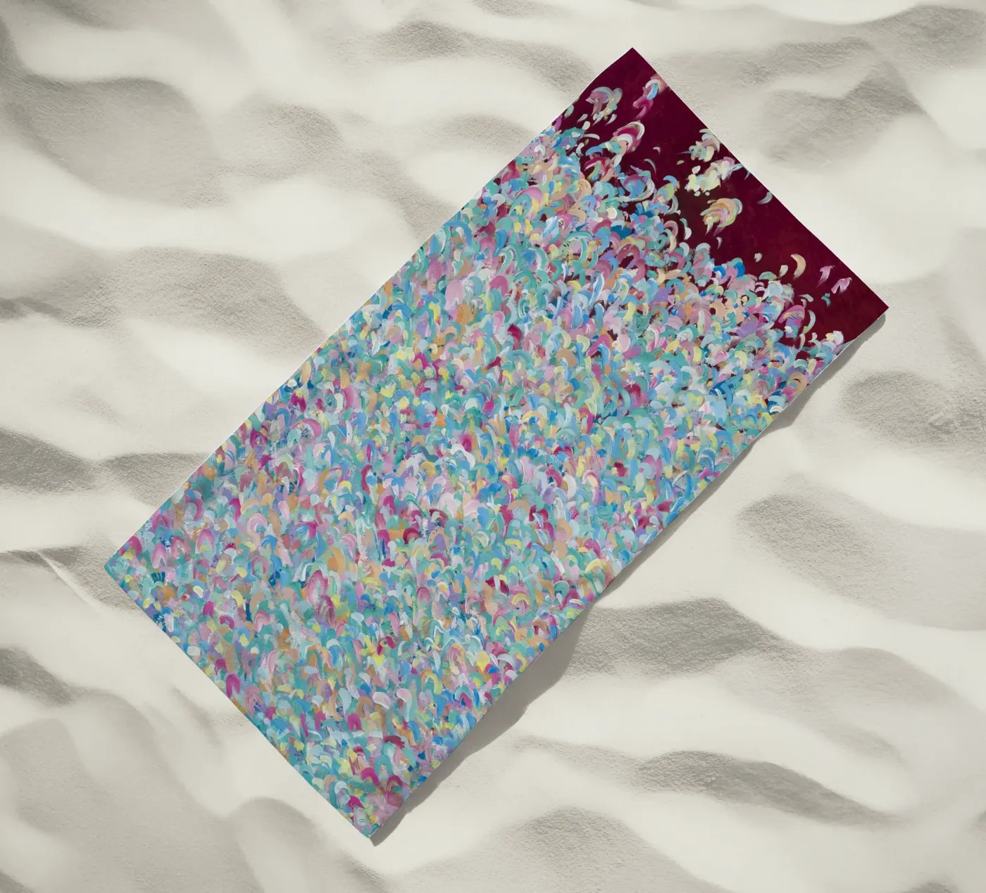 Vuur binnen strandhanddoek van Helen Joynson