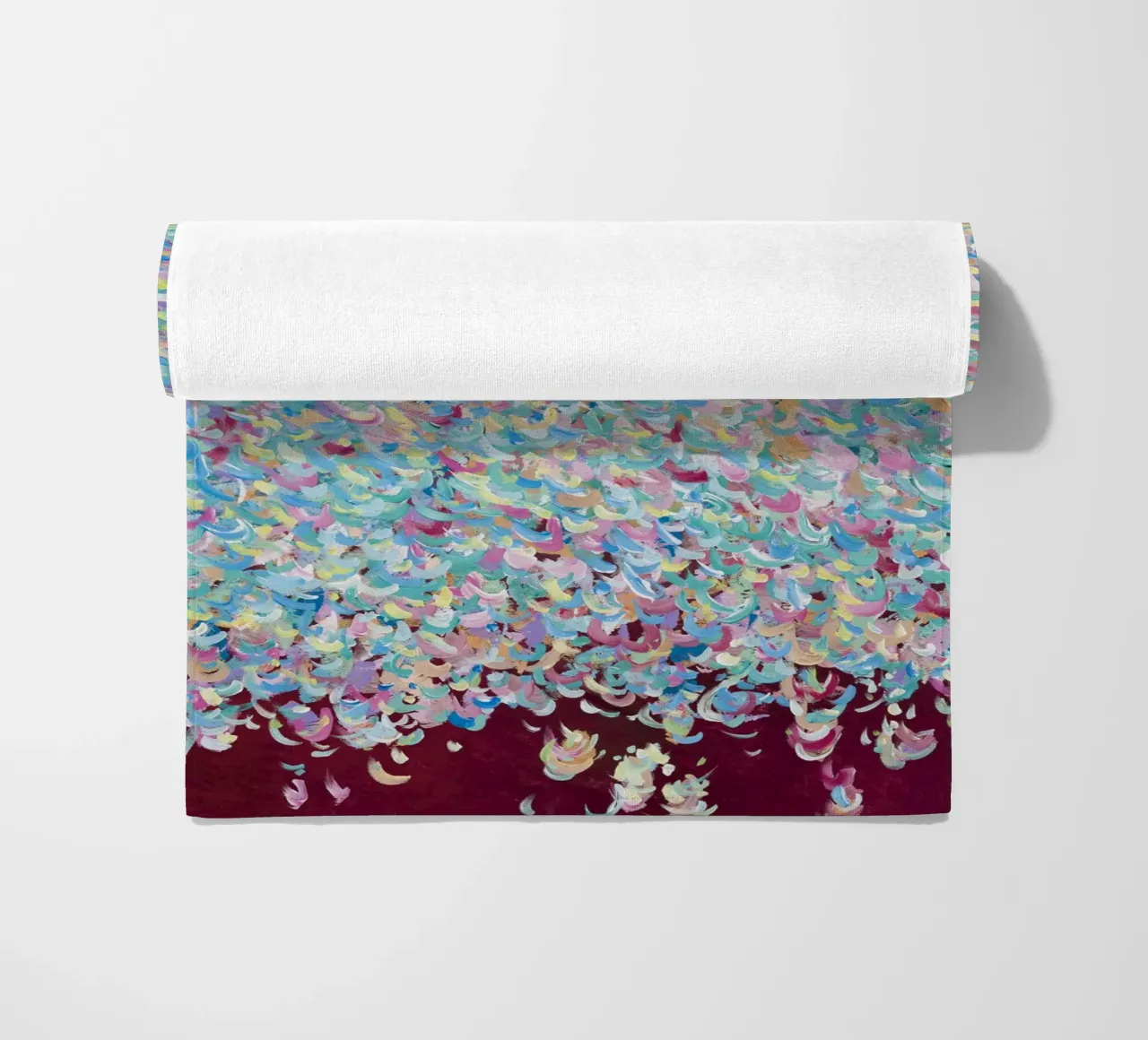 Vuur binnen strandhanddoek van Helen Joynson