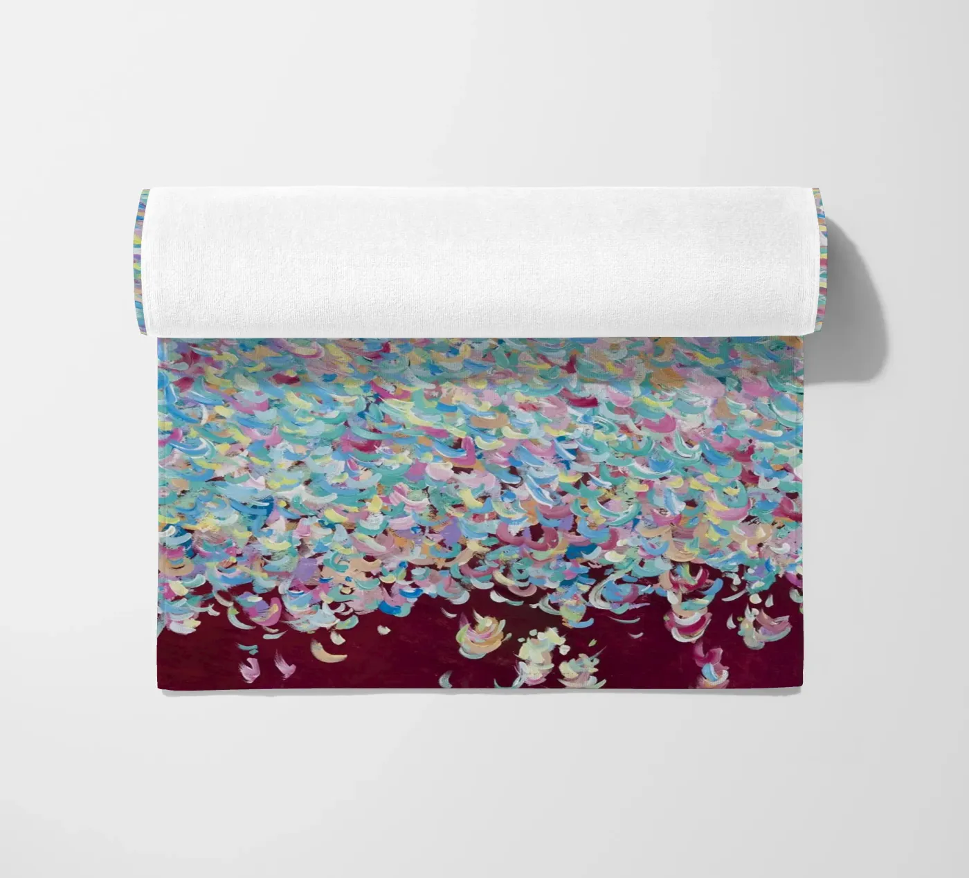 Vuur binnen strandhanddoek van Helen Joynson