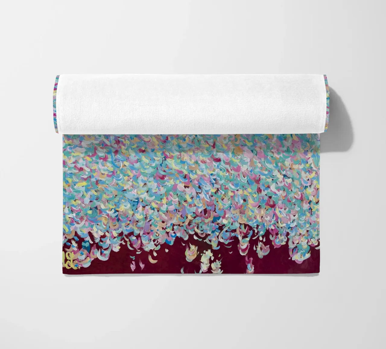 Vuur binnen strandhanddoek van Helen Joynson