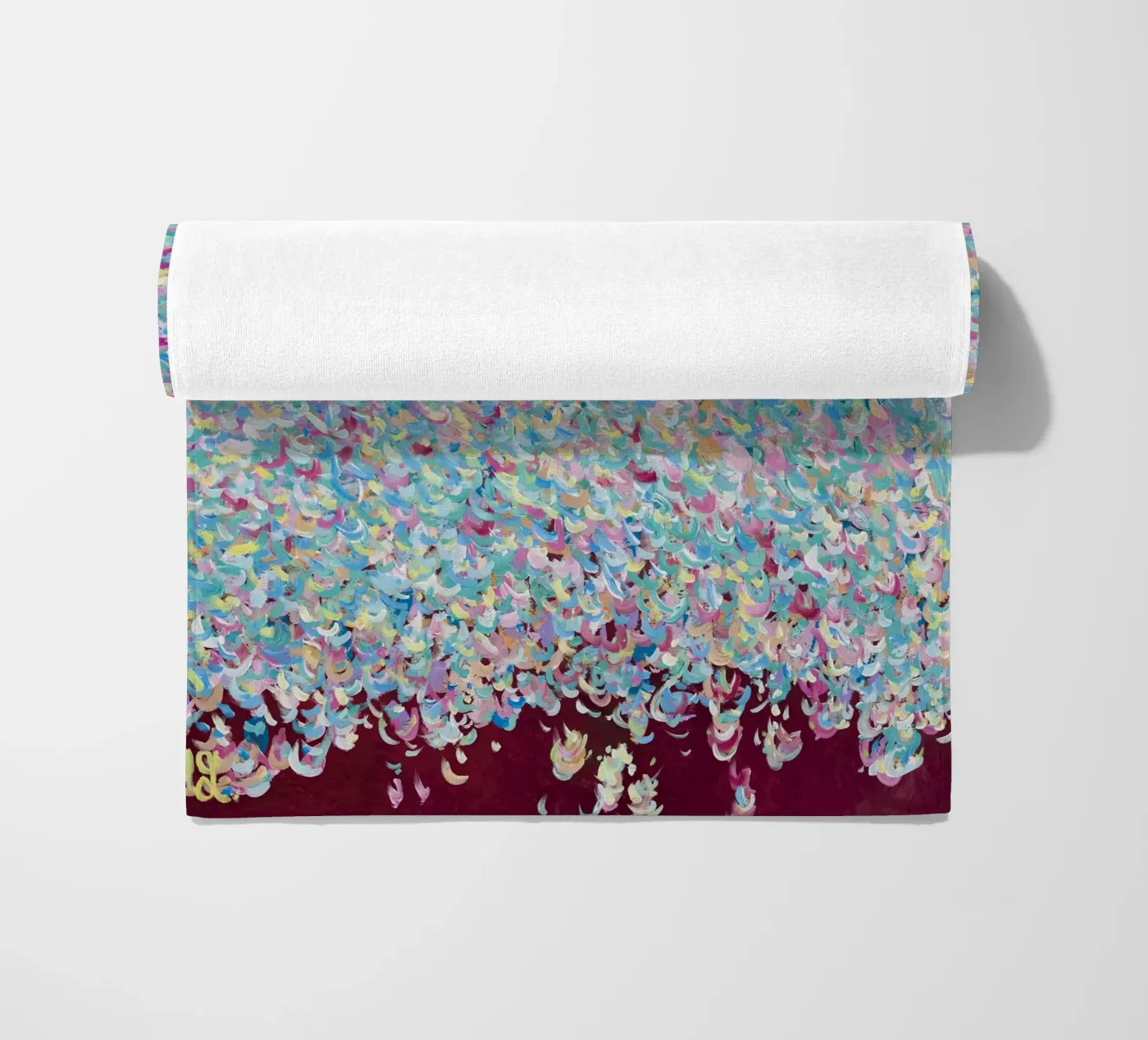 Fire Within beach towel by Helen Joynson