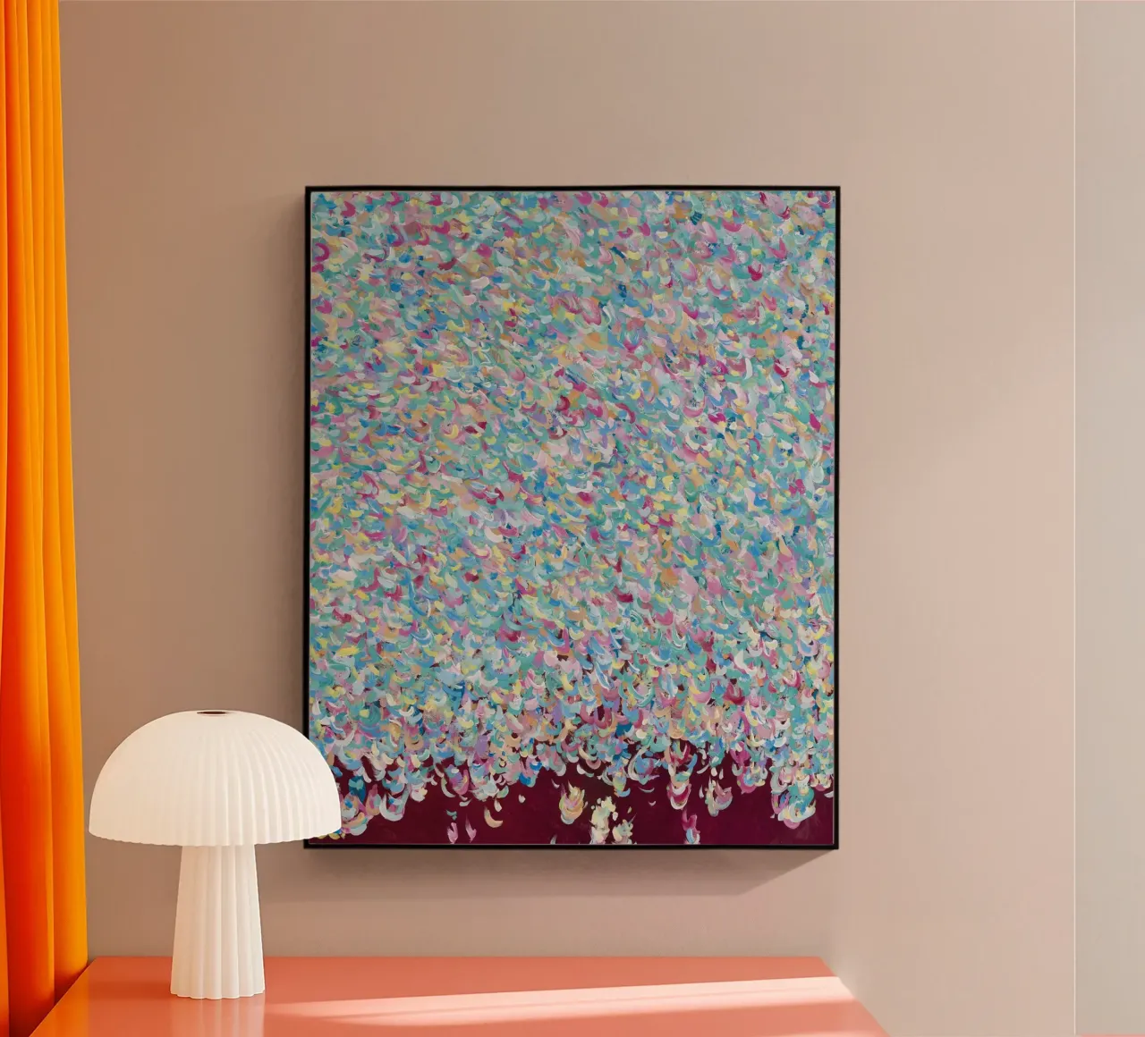 Feuer im Inneren Acryl-Glas von Helen Joynson