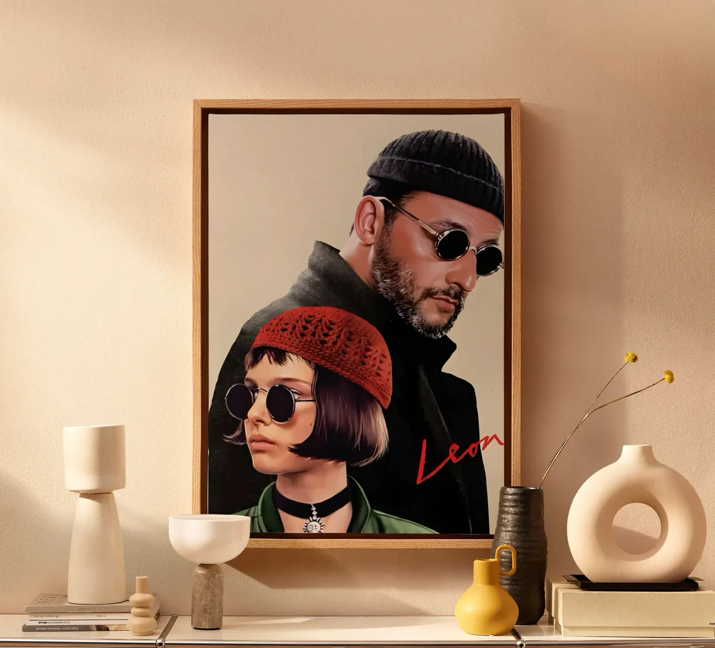 Leon Leinwand von Funny Frame Factory