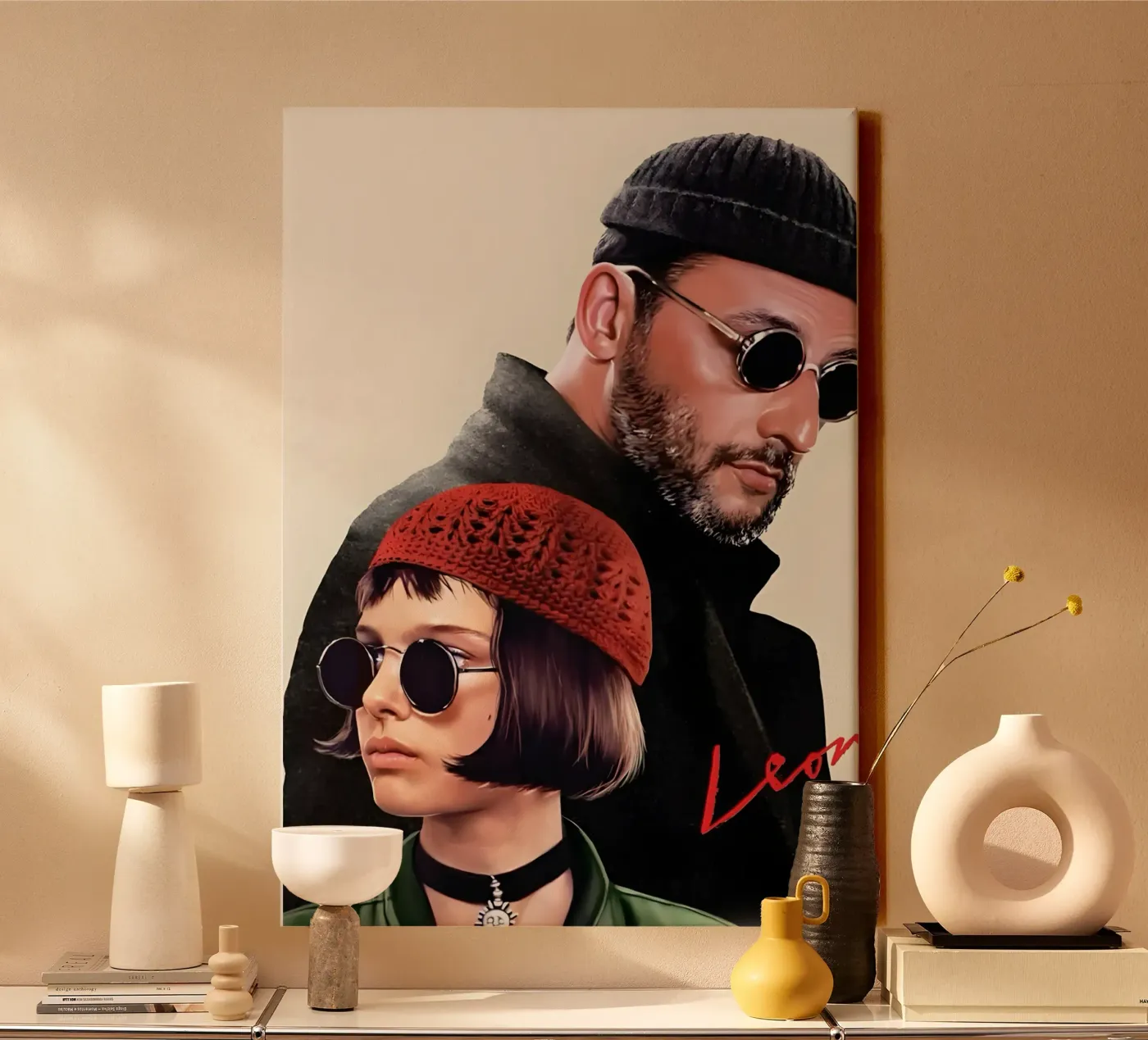 Leon Leinwand von Funny Frame Factory