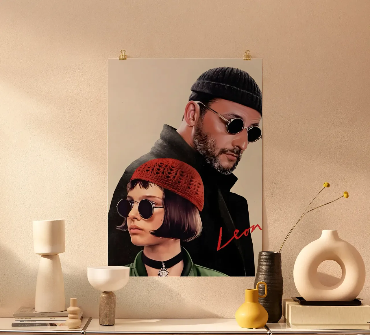 Leon poster da Funny Frame Factory