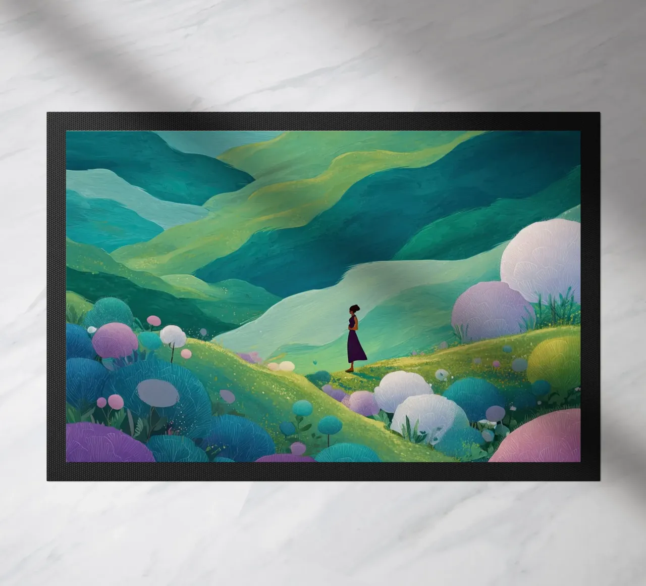 Wanderer doormat by Amelie Rose