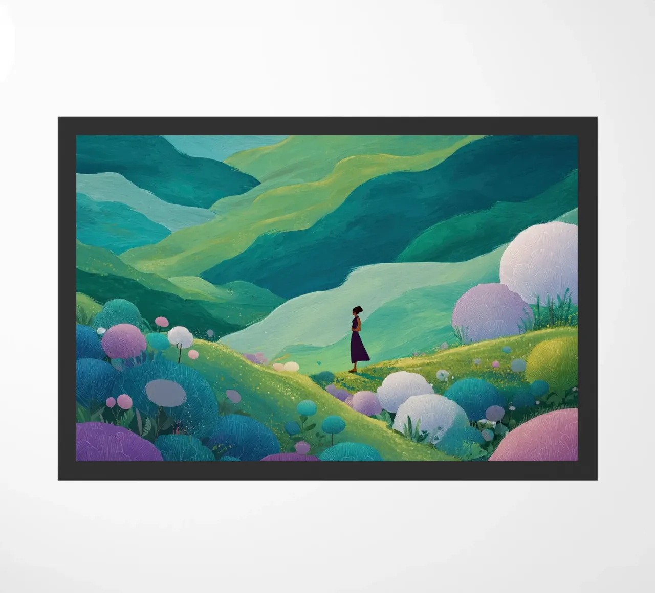 Wanderer doormat by Amelie Rose