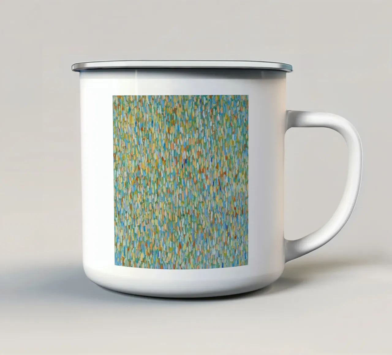 I colori di una canzone tazza in smalto da Helen Joynson