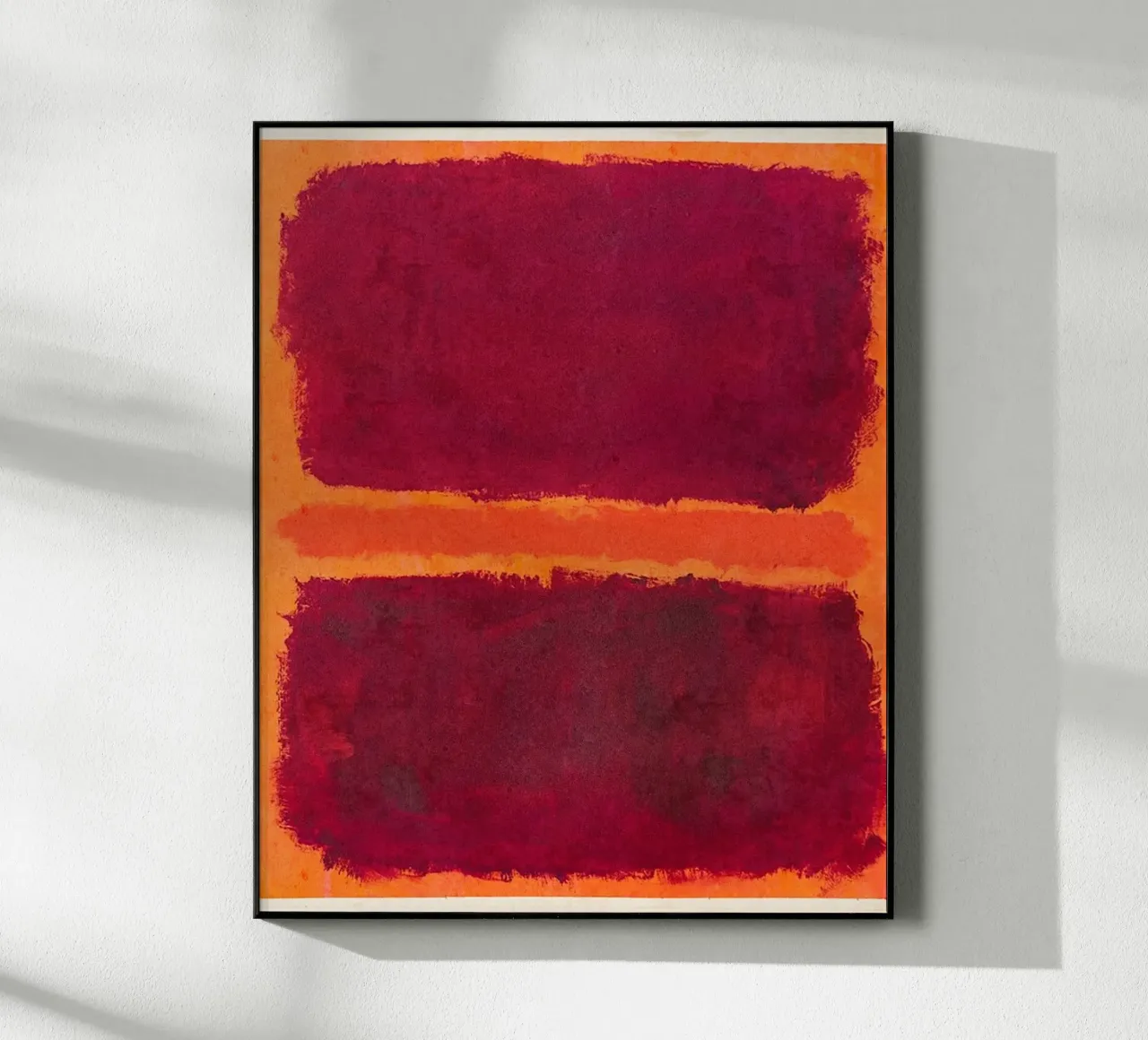 Orange Abstract plexiglass da Classic Art Prints