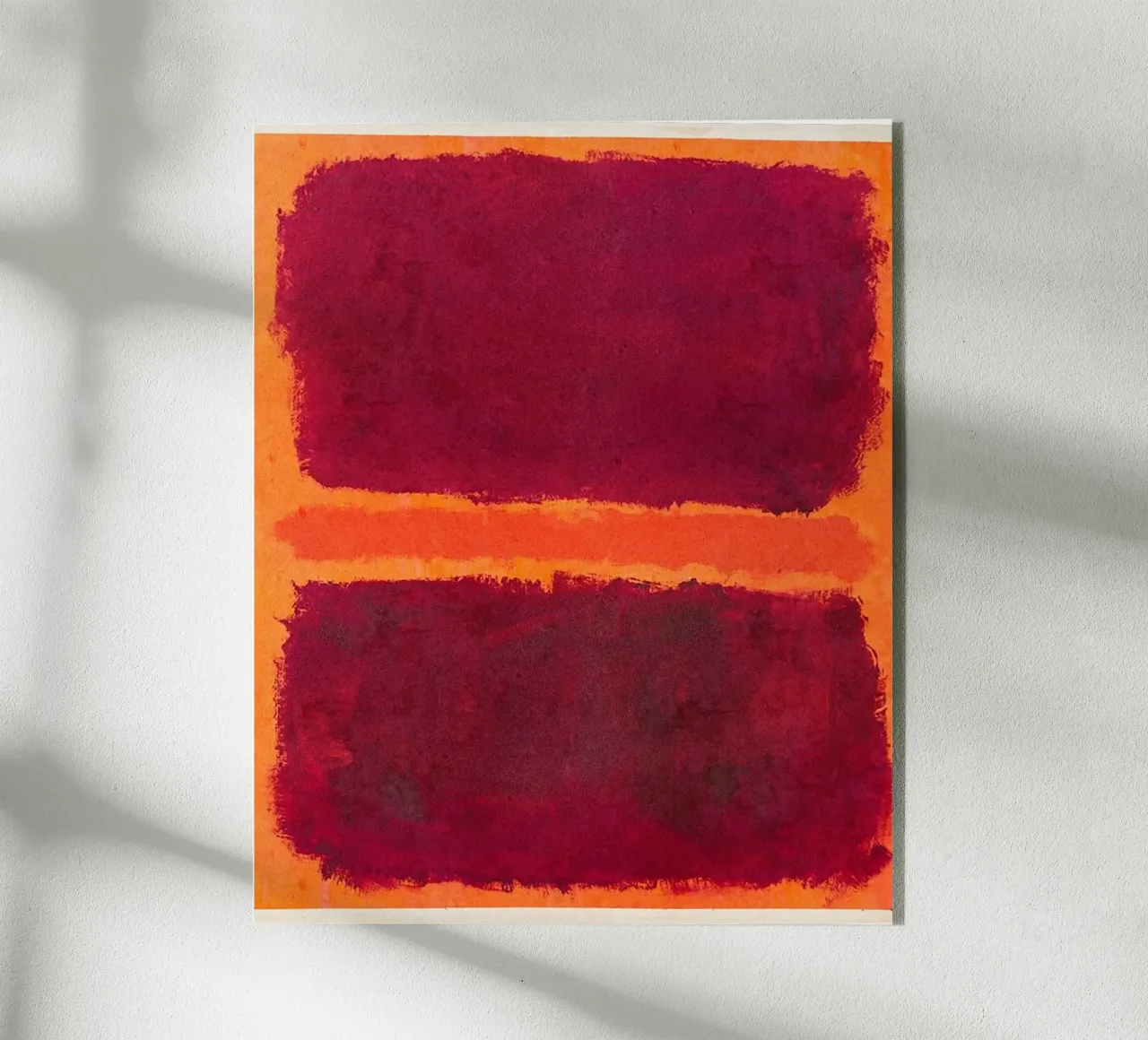 Orange Abstract plexiglass da Classic Art Prints