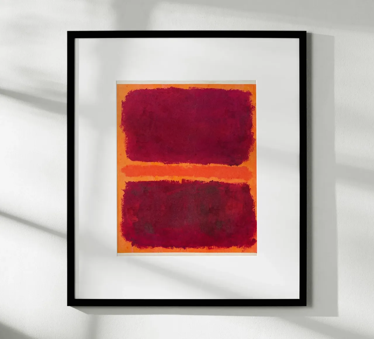 Orange Abstract poster da Chérie Prints