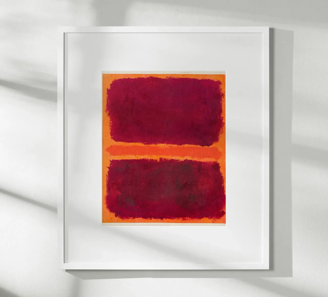 Orange Abstract poster da Chérie Prints