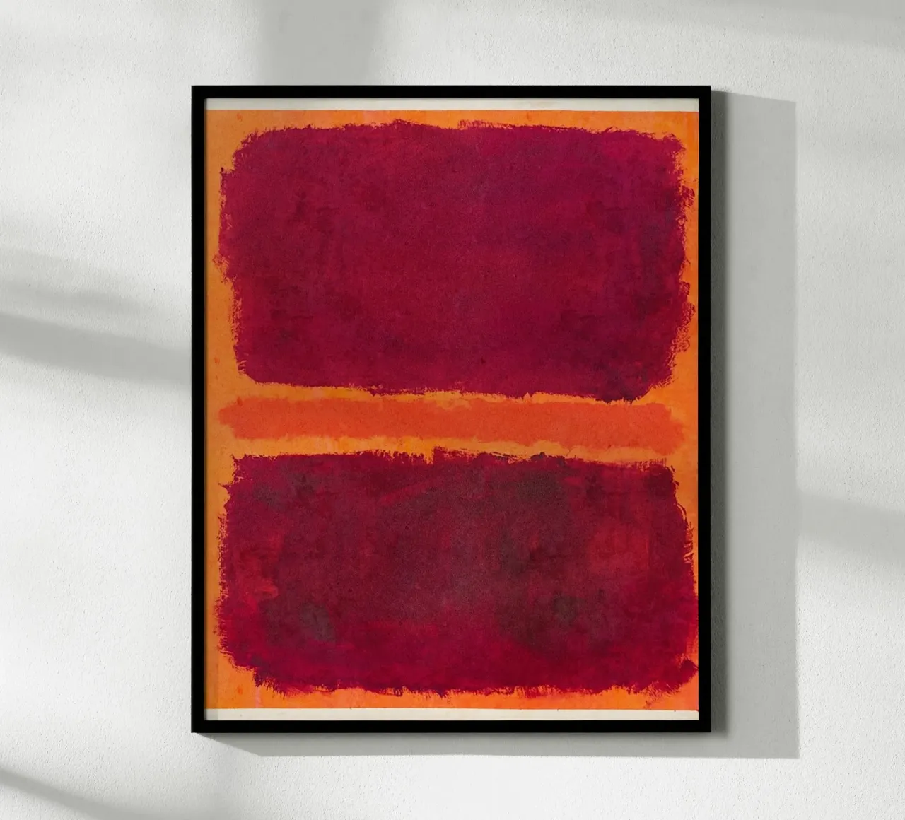 Orange Abstract poster da Chérie Prints