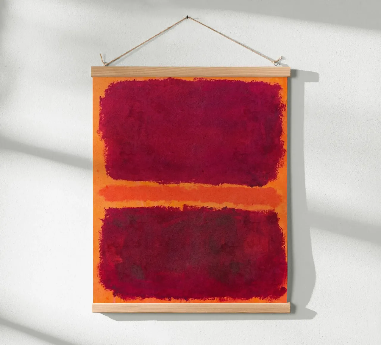 Orange Abstract poster da Chérie Prints