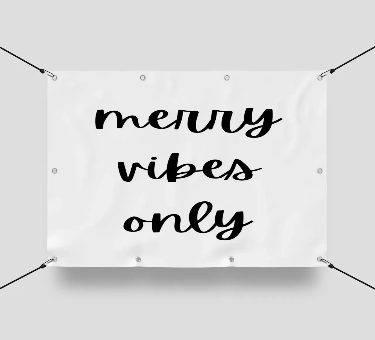 Merry vibes only telo in pvc da HolidaysCandyWalls